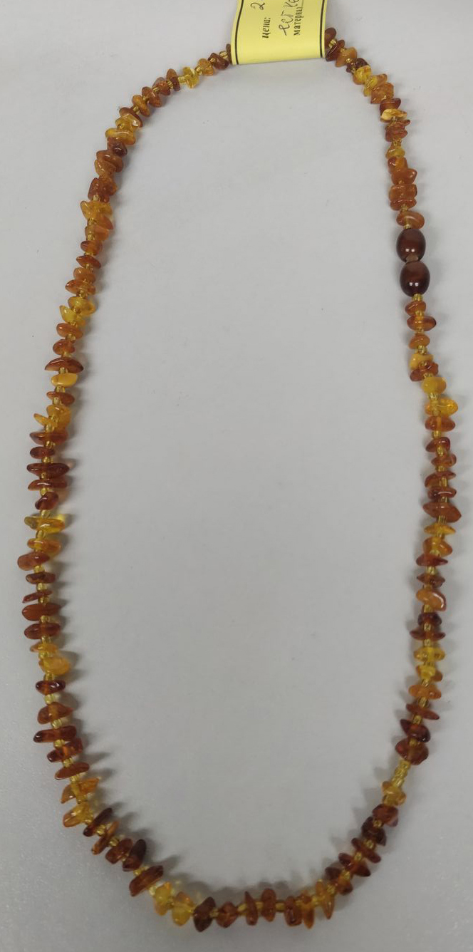 Necklace natural stone amber Kaliningrad