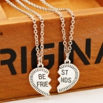 Fashion Women Pendant Necklace Gift Friendship Jewelry Broken Heart Best Friends