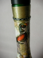 Bottle decoupage Ducks