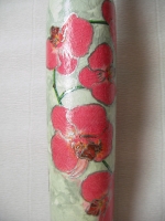 Bottle decoupage Orchids