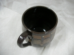 Beer mug Troyan pattern ceramic