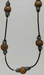 Wooden necklace