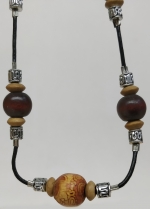 Wooden necklace