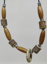 Wooden necklace