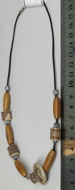 Wooden necklace