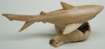 Wooden Mushroom Shark Handmade