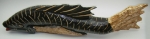 Wooden plastic Fish, statuette, sculpture 60 cm