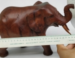 Wooden figure elephant