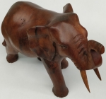 Wooden figure elephant