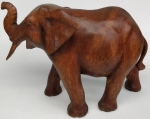 Wooden figure elephant