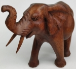 Wooden figure elephant