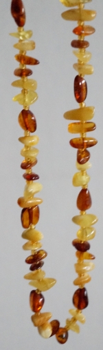Necklace natural amber