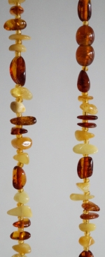 Necklace natural amber