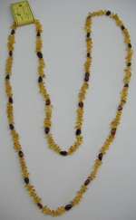 Necklace natural amber