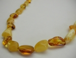Necklace natural amber