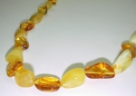 Necklace natural amber