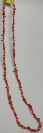 Necklace natural coral