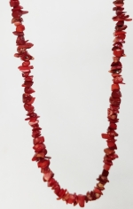 Necklace natural corals