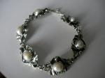 Bracelet silver with pearl