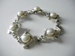 Bracelet silver with pearl