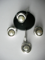 Bracelet silver with pearl