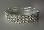 Bracelet Crystals 3 rows