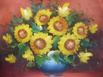 Picture sunflowers painting