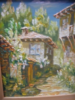 Картина Стари къщи