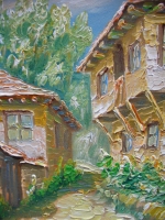 Picture Old Houses painting