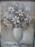 Picture Vase with Flowers