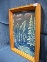 Picture Winter landscape painting