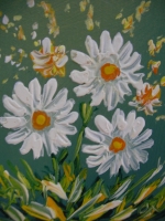Picture with flowers painting