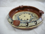 Ceramic ashtray Troyan pattern
