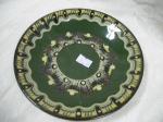 Ceramic plate Troyan pattern