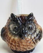 Ceramic pot owl
