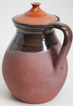 Ceramic pot of beans