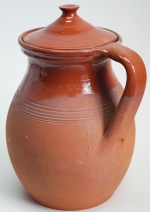 Ceramic pot of beans