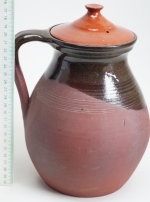 Ceramic pot of beans