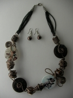 Necklace Angel + gift earrings