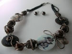 Necklace Angel + gift earrings