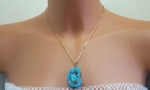 Necklace natural stone