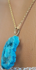 Necklace natural stone