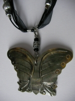 Natural pearl necklace butterfly