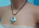 Necklace natural color pearl