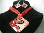 Necklace and earrings
