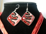 Necklace and earrings
