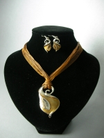 Necklace and earrings