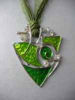 Necklace and earrings