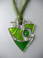 Necklace and earrings