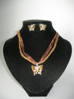 Necklace and earrings